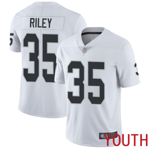 Oakland Raiders Limited White Youth Curtis Riley Road Jersey NFL Football 35 Vapor Untouchable Jersey